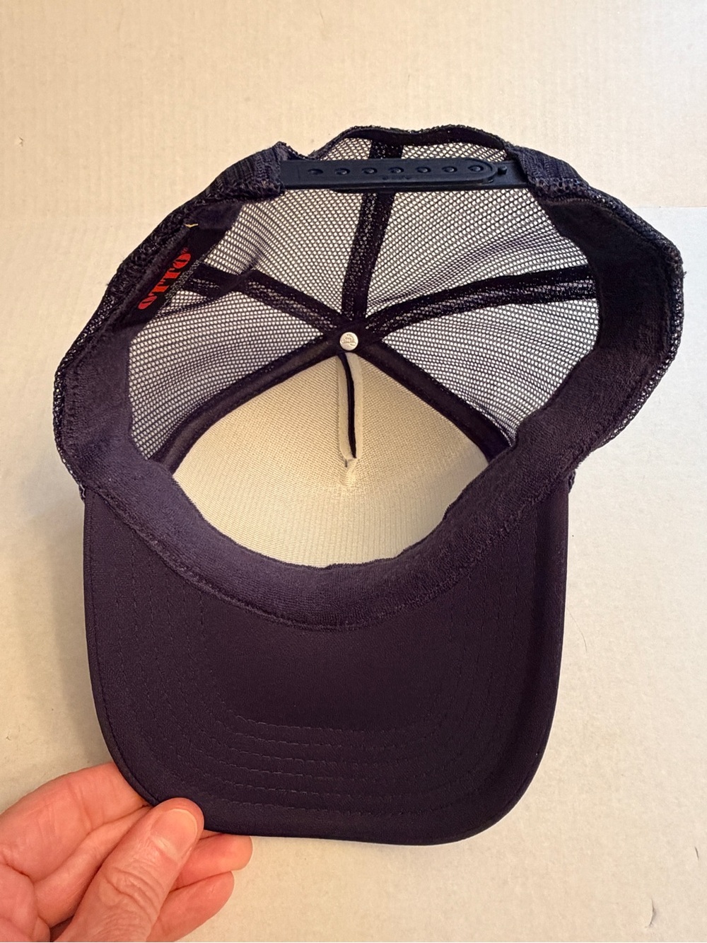 NWOT ALOHA Collection Trucker Snapback Hat Blue Otto Brand Mesh Back Unisex - Picture 7 of 9